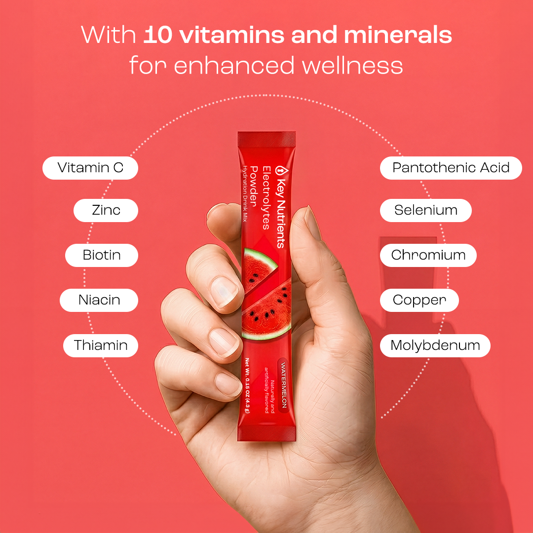 Electrolyte Recovery Plus Powder (Sugar-Free) Key Nutrients