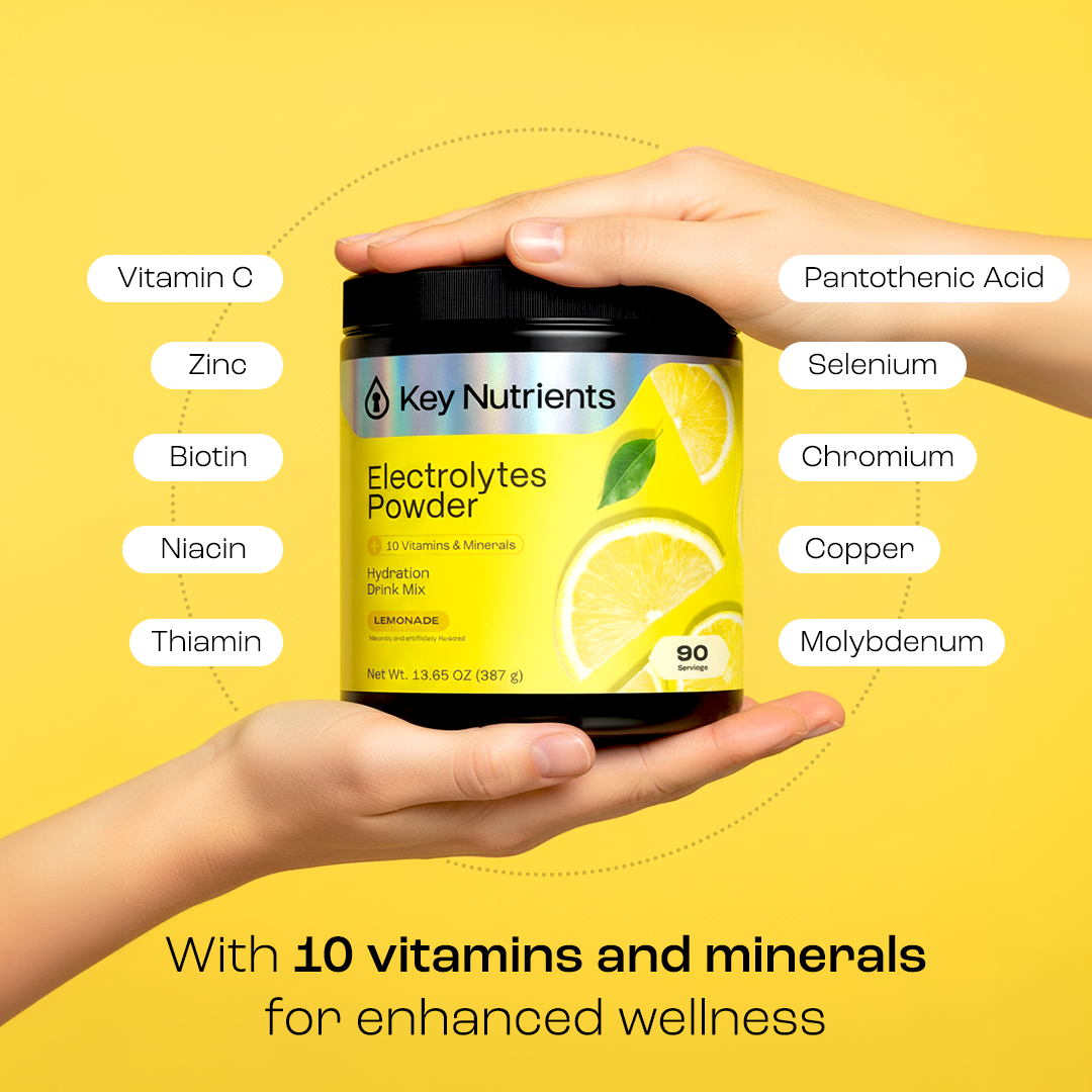 Electrolyte Recovery Plus Powder (Sugar-Free) Key Nutrients
