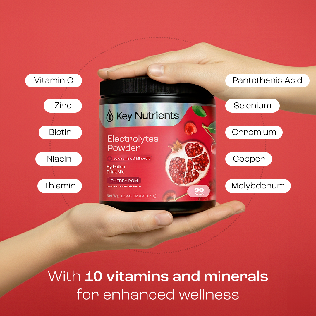Electrolyte Recovery Plus Powder (Sugar-Free) Key Nutrients