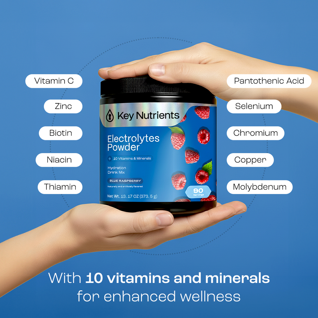 Electrolyte Recovery Plus Powder (Sugar-Free) Key Nutrients