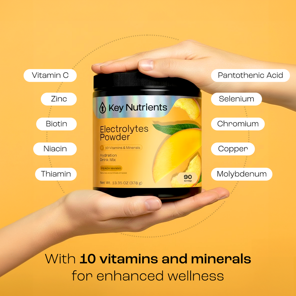Electrolyte Recovery Plus Powder (Sugar-Free) Key Nutrients
