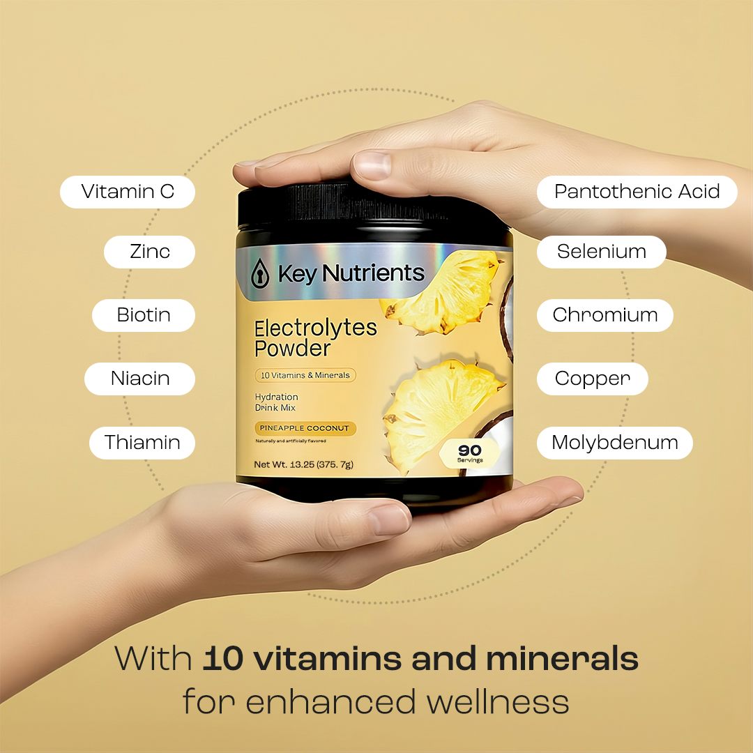 Electrolyte Recovery Plus Powder (Sugar-Free) Key Nutrients