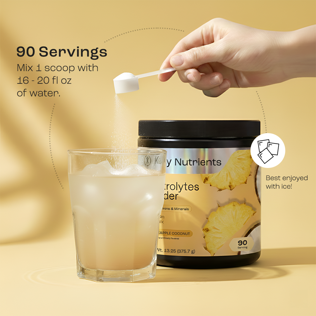 Electrolyte Recovery Plus Powder (Sugar-Free) Key Nutrients