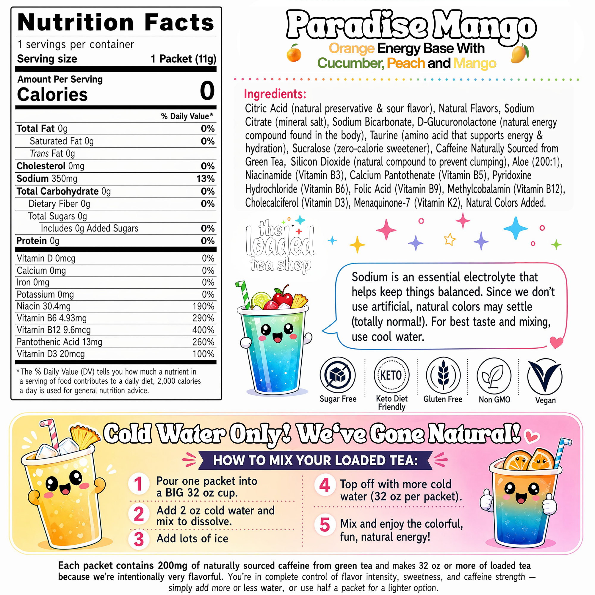 Paradise Mango Loaded Tea Mix
