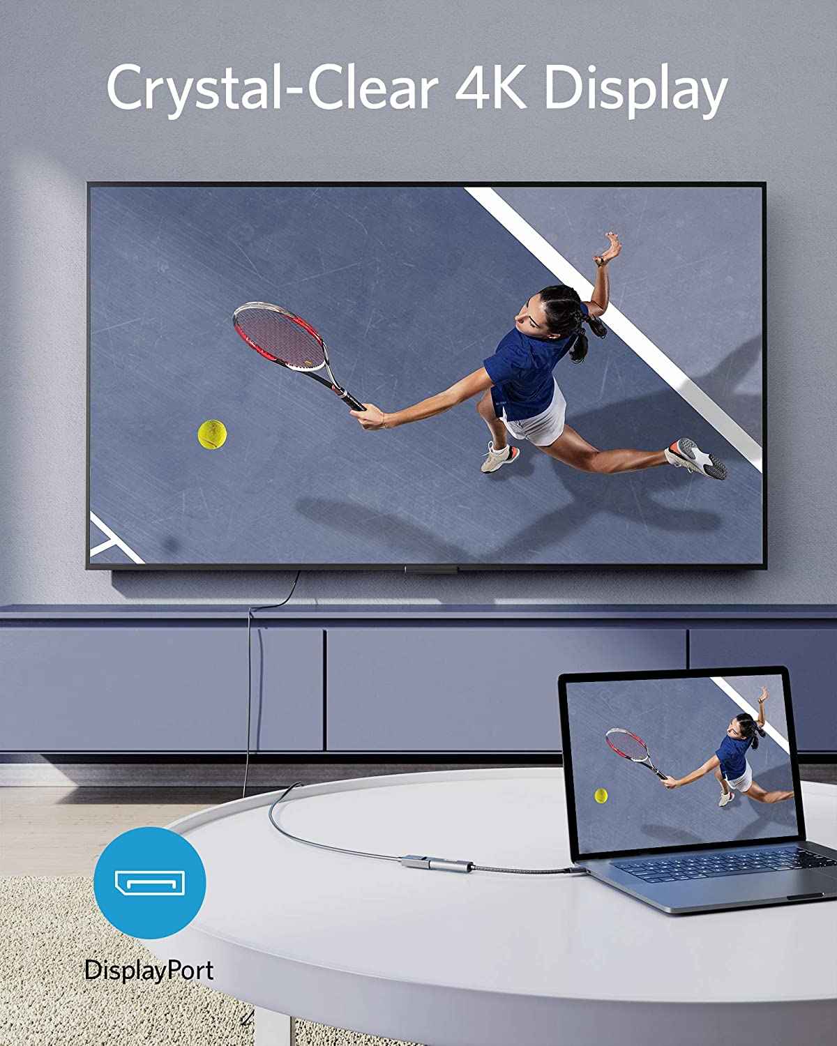 Anker <b>PowerExpand</b> USB-C to DisplayPort Adapter
