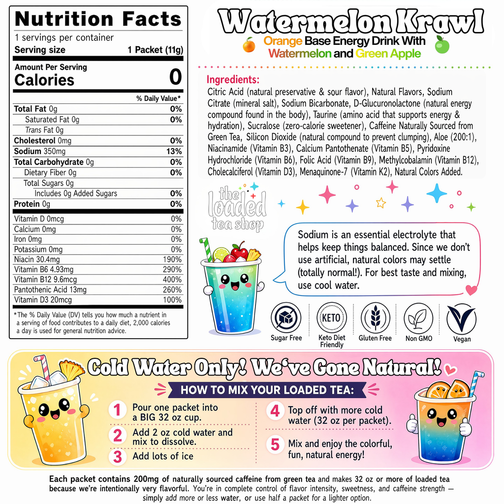 Watermelon Krawl Loaded Tea Mix