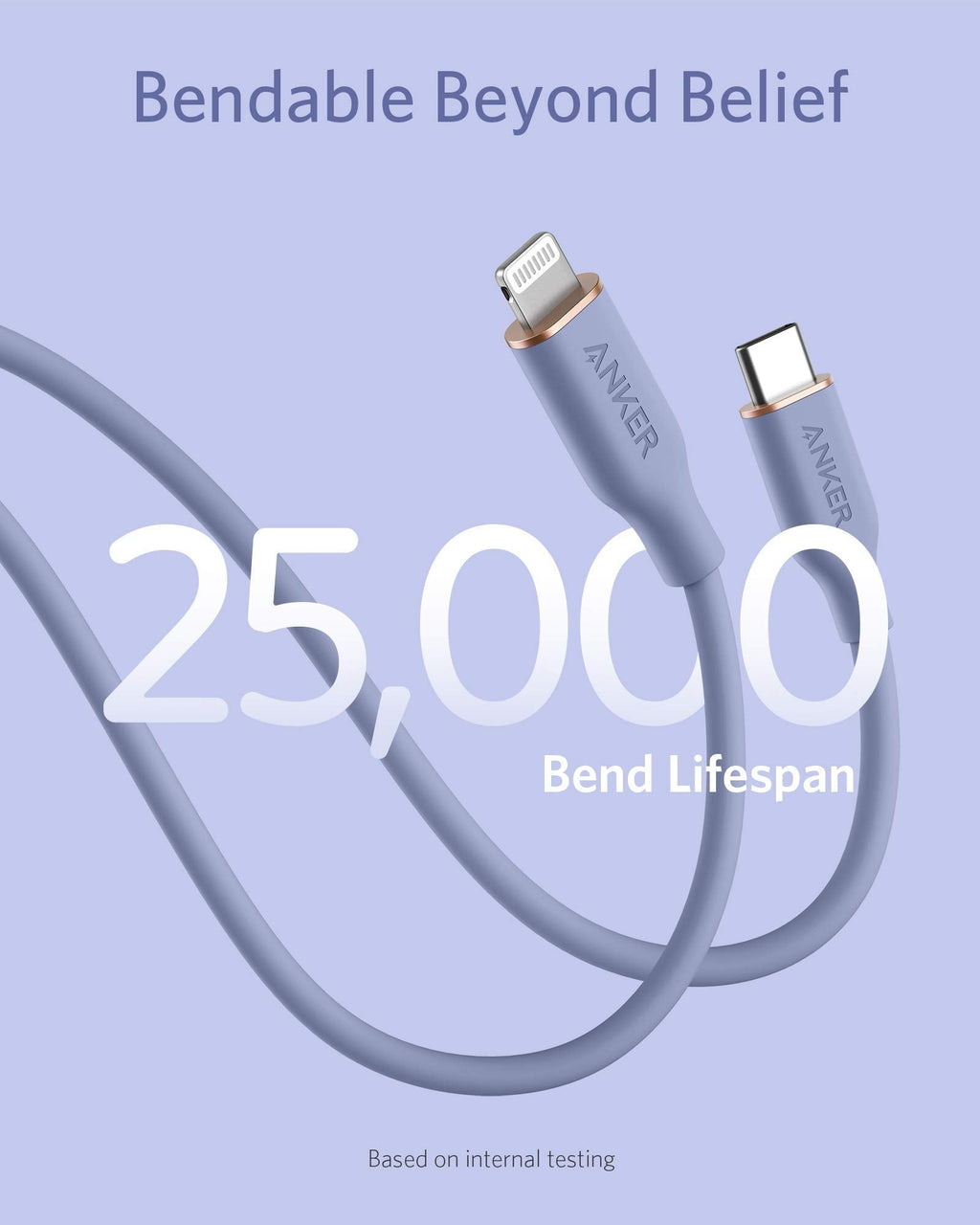 Anker <b>641</b> USB-C to Lightning Cable (Flow, Silicone) Anker