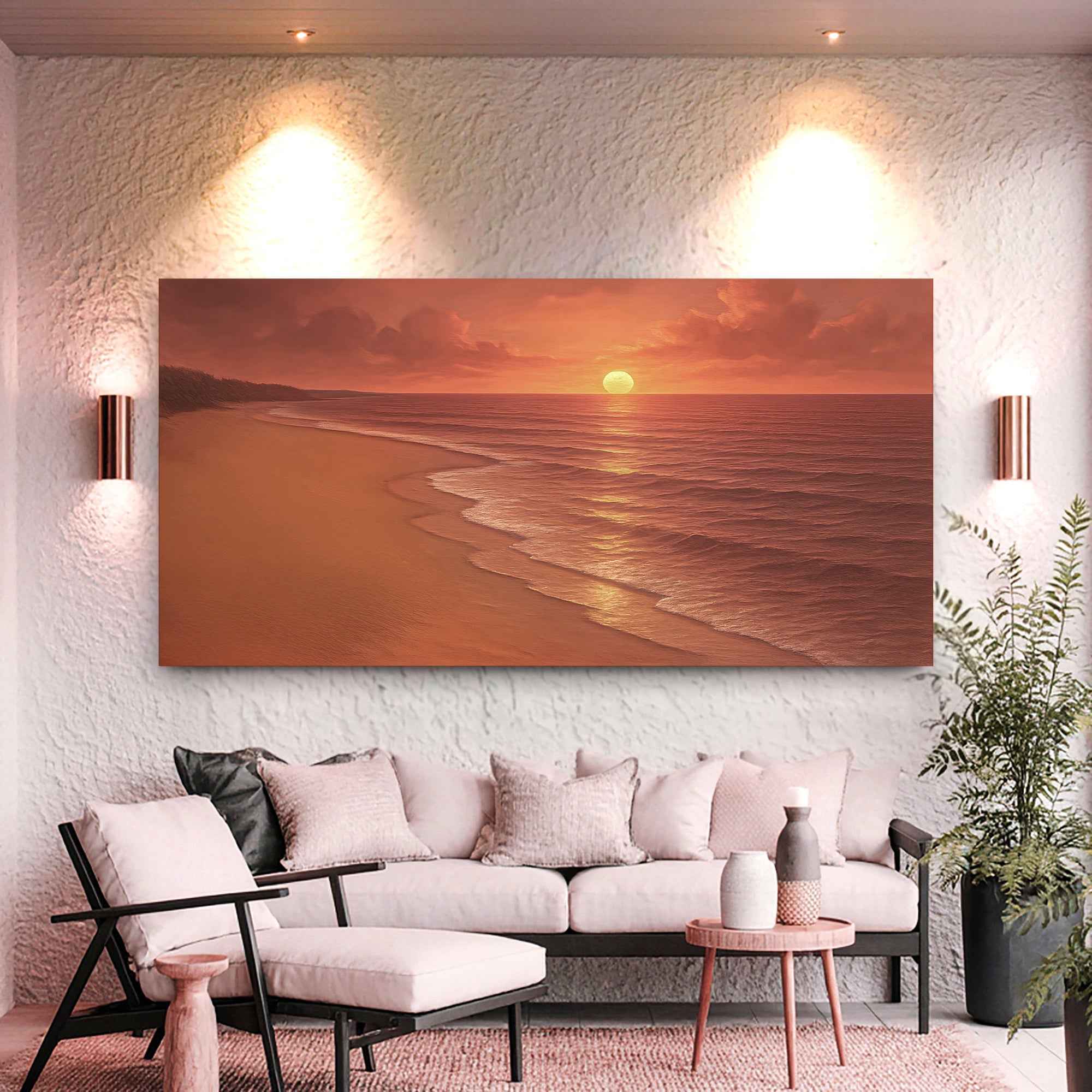 Beach Shoreline Coastal Wall Art VII