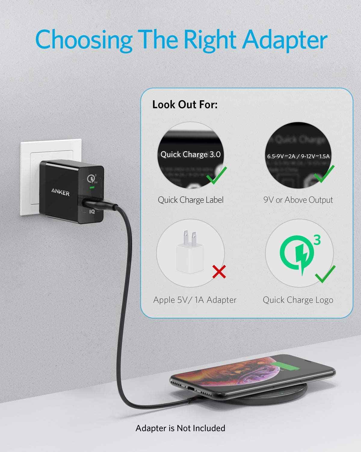 Anker <b>313</b> Wireless Charger (Pad)