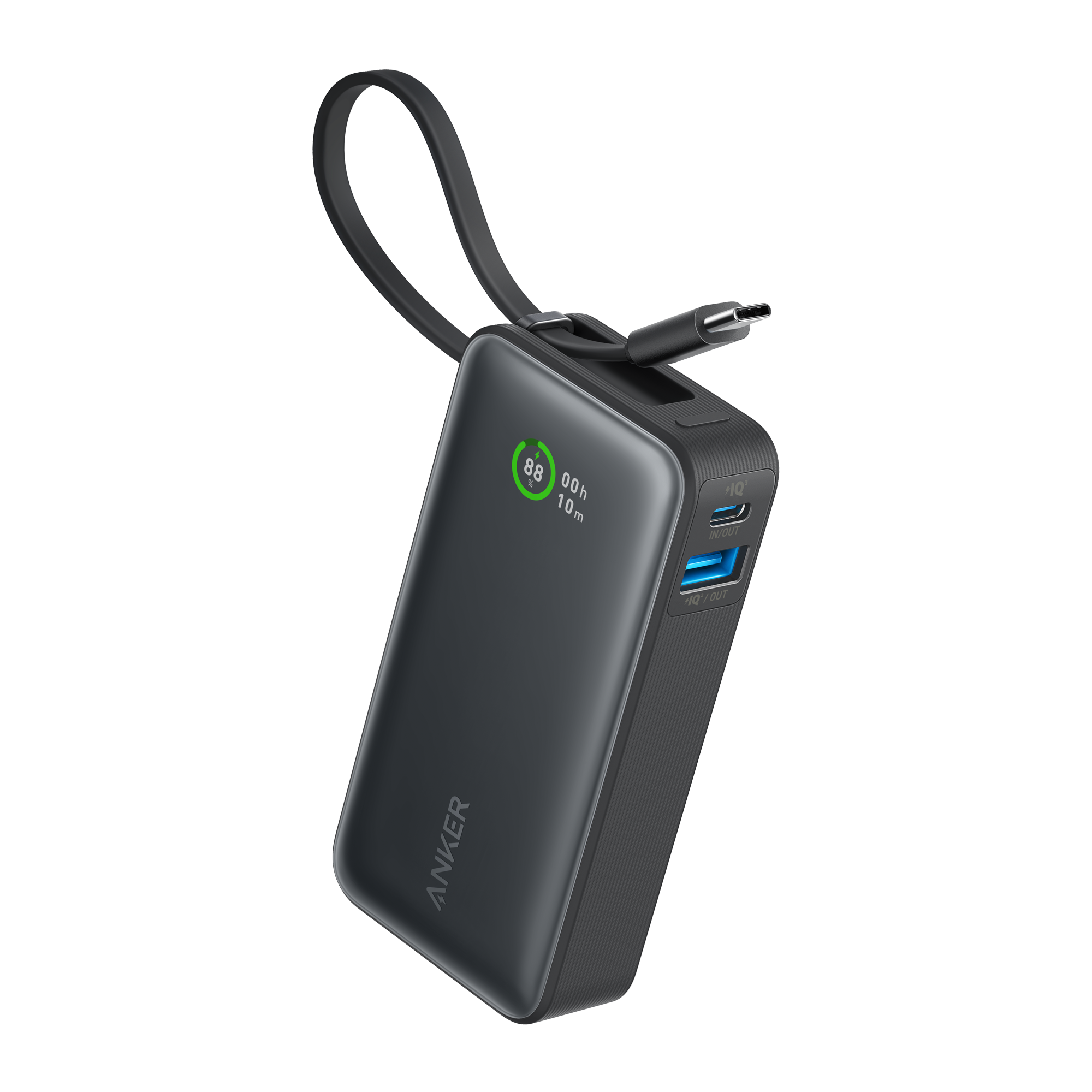 Anker Nano Power Bank (30W, Built-In USB-C Cable) Anker