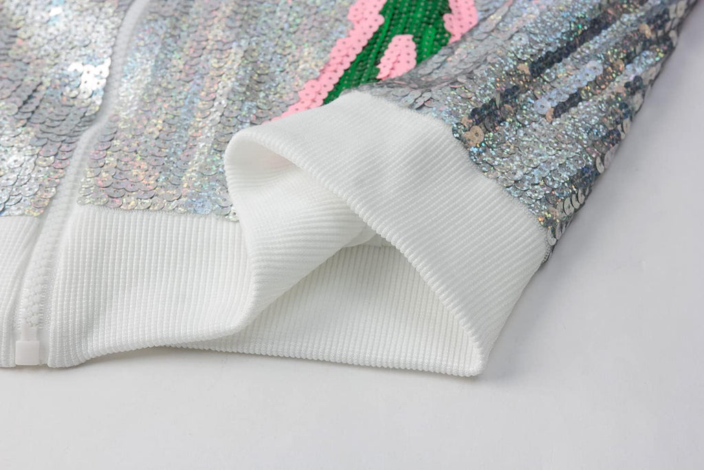 Alpha Kappa Alpha Sorority AKA Sequin Jacket T-Shirt Crazed