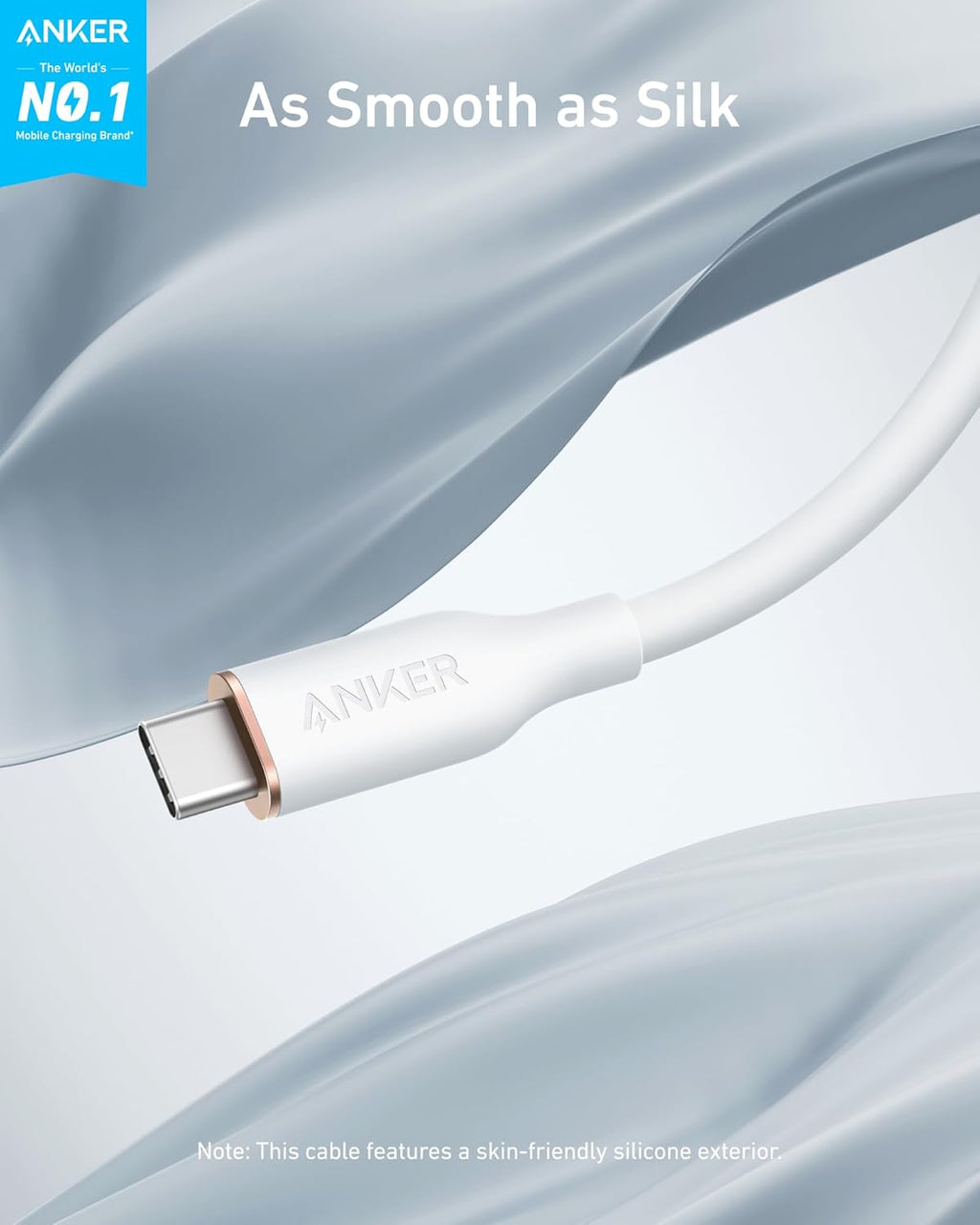 Anker <b>643</b> USB-C to USB-C Cable (Flow, Silicone) Anker