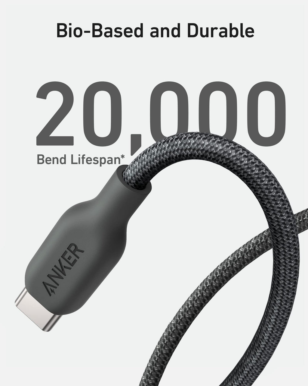 Anker <b>543</b> USB C to USB C Cable (240W, 10 ft) Anker