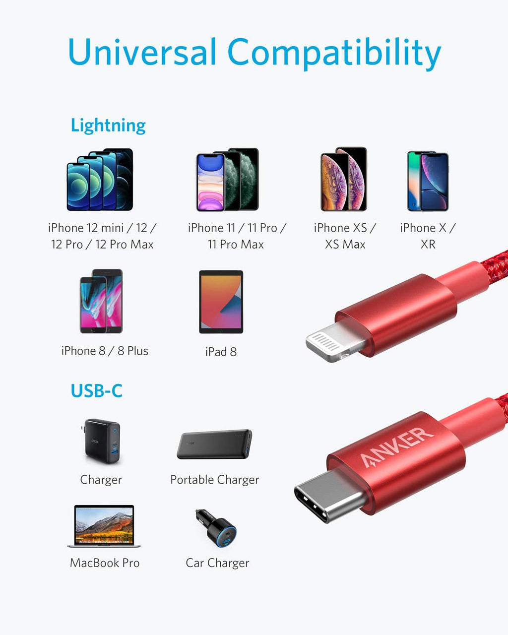 Anker <b>331</b> USB-C to Lightning Cable Anker