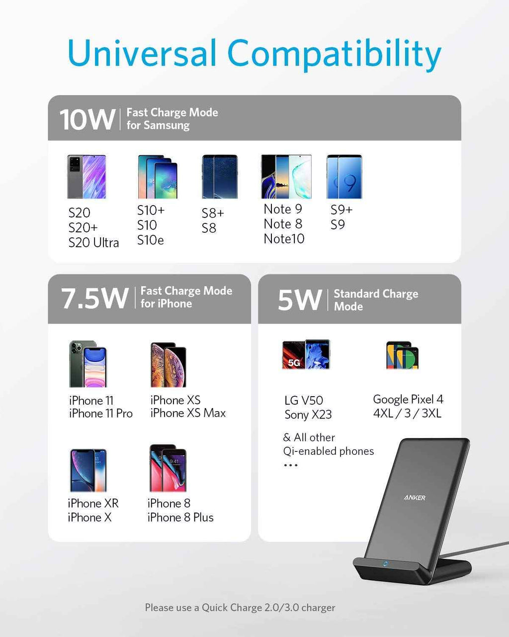 Anker <b>313</b> Wireless Charger (Stand)