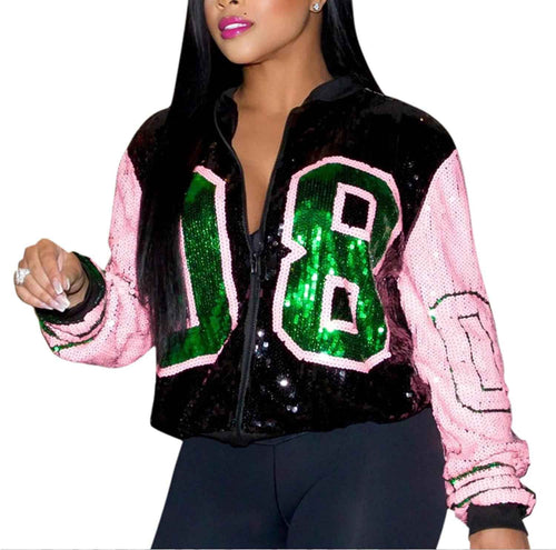Alpha Kappa Alpha Sorority AKA 1908 Sequin Jacket