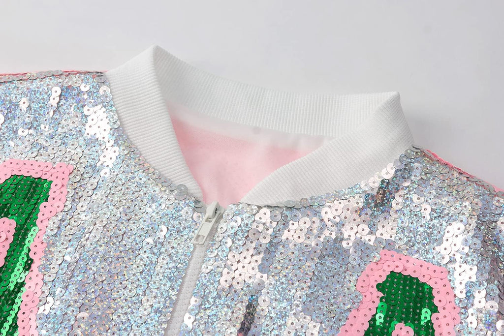 Alpha Kappa Alpha Sorority AKA Sequin Jacket T-Shirt Crazed