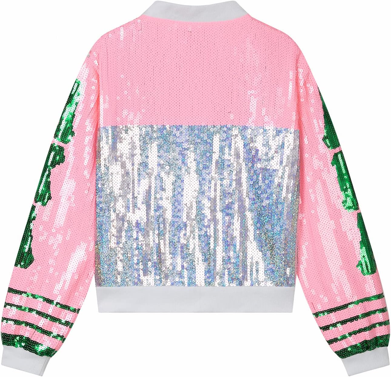 Alpha Kappa Alpha Sorority AKA Sequin Jacket T-Shirt Crazed