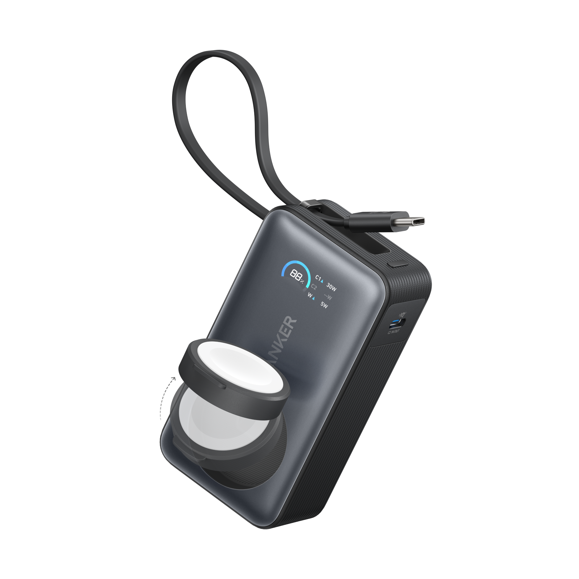 Anker MagGo Power Bank (10K, 35W, For Apple Watch) Anker