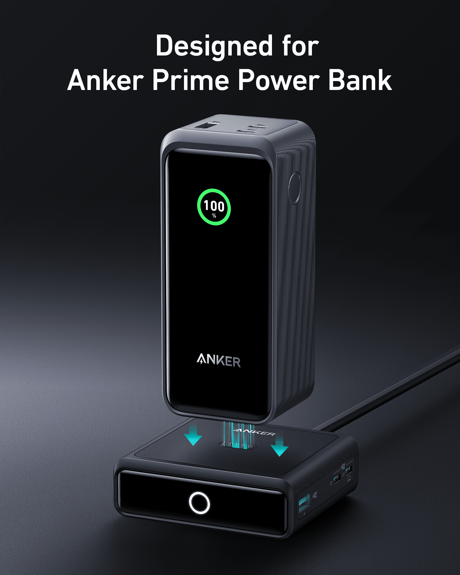 Anker 100W Charging Base for Anker Prime Power Bank Anker