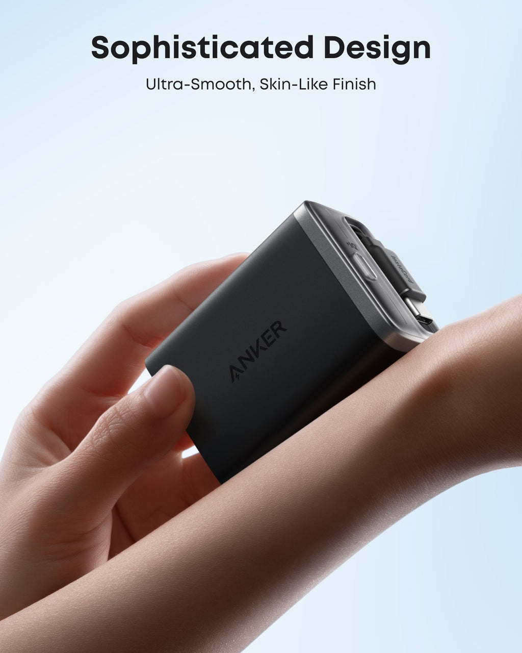 Anker Nano Charger (35W, Built-In Retractable USB-C Cable) Anker