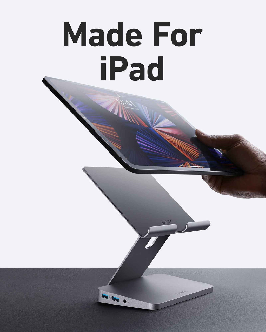 Anker <b>551</b> USB-C Hub (8-in-1, Tablet Stand)