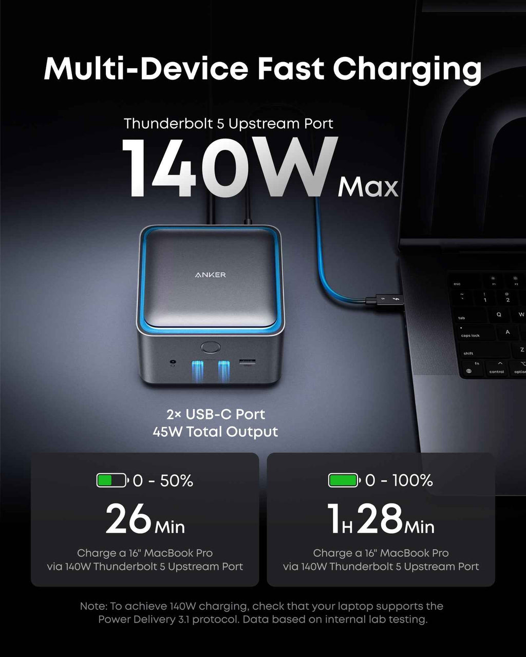 Anker Prime TB5 Docking Station (14-in-1, 8K, Thunderbolt 5 )