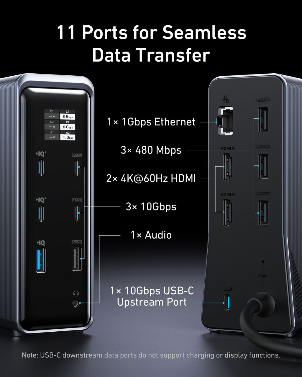 Anker Prime Charging Docking Station (14-in-1, Dual Display, 160W) Anker