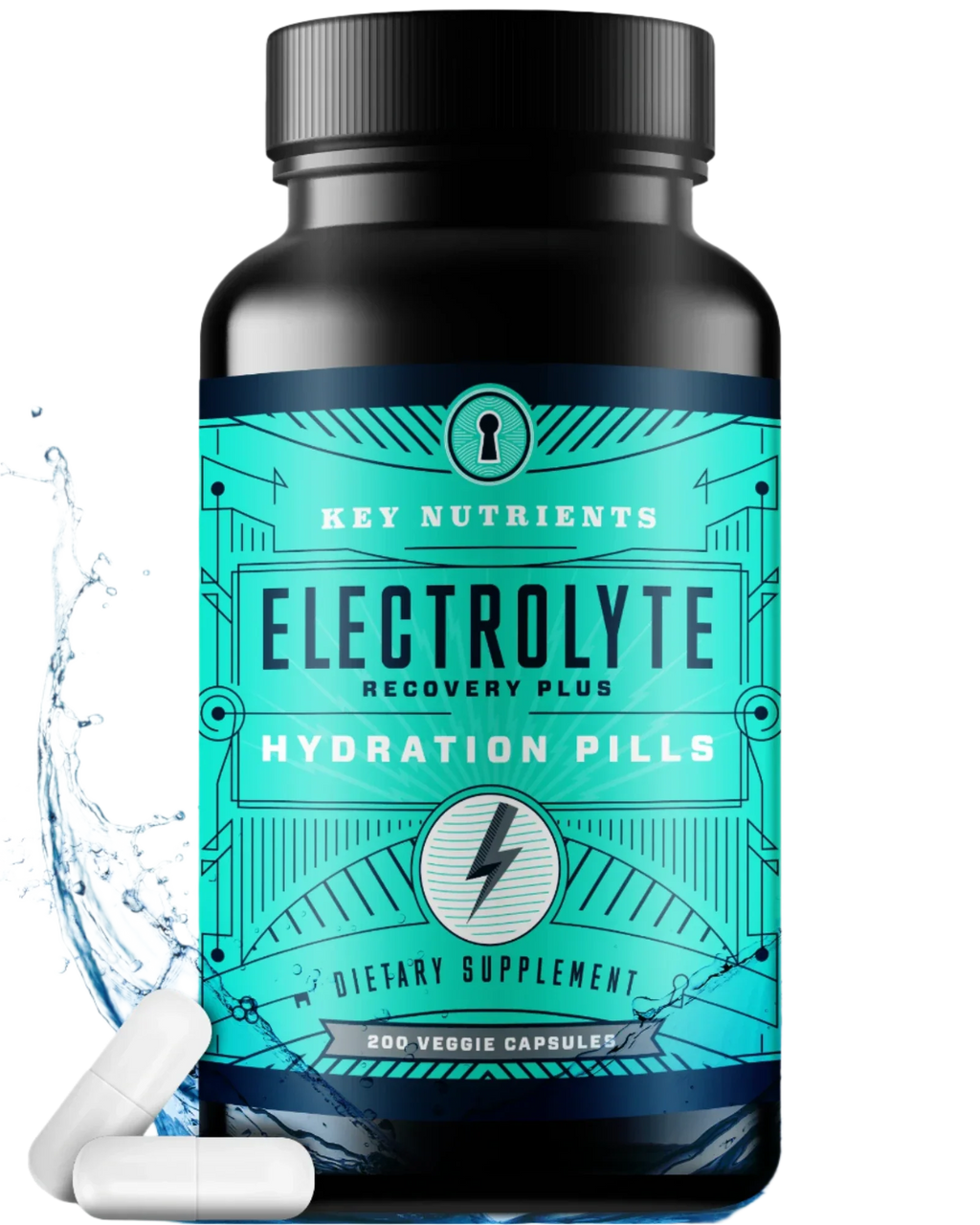 Electrolyte Hydration Pills (capsule form) Key Nutrients