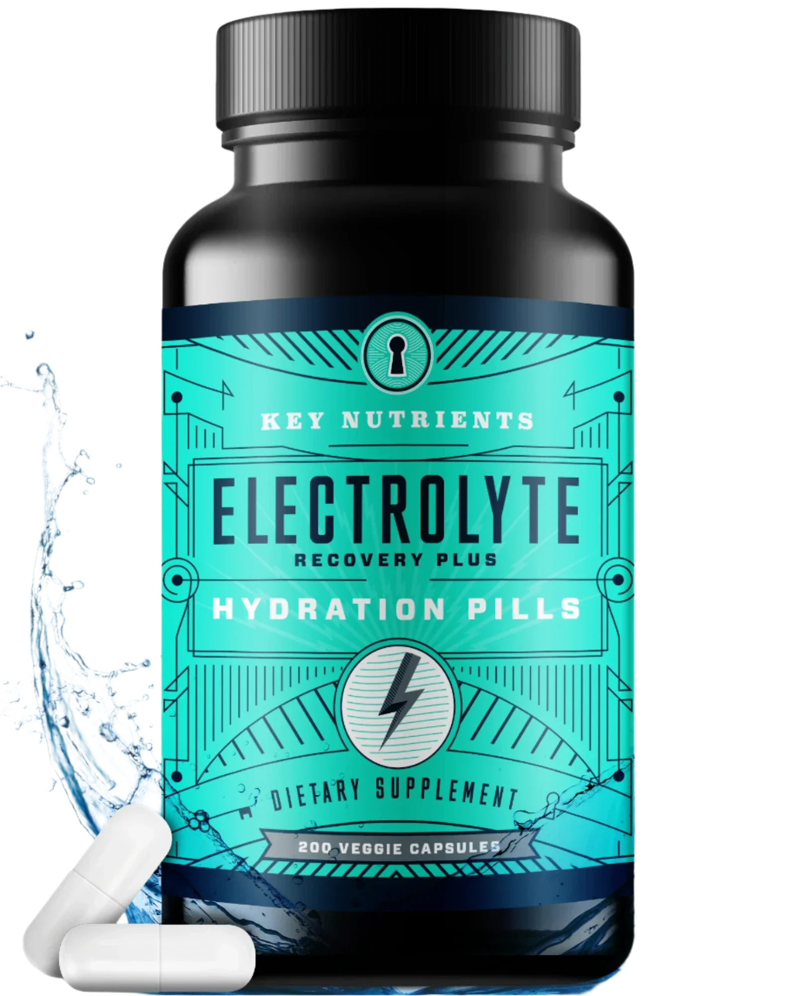 Electrolyte Hydration Pills (capsule form) Key Nutrients