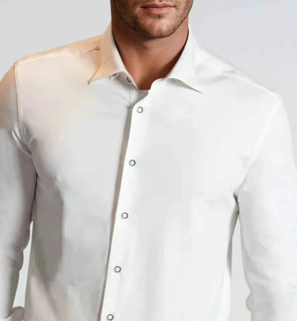 Buki Cinqo 'Single Shot' Long Sleeve Shirt - White
