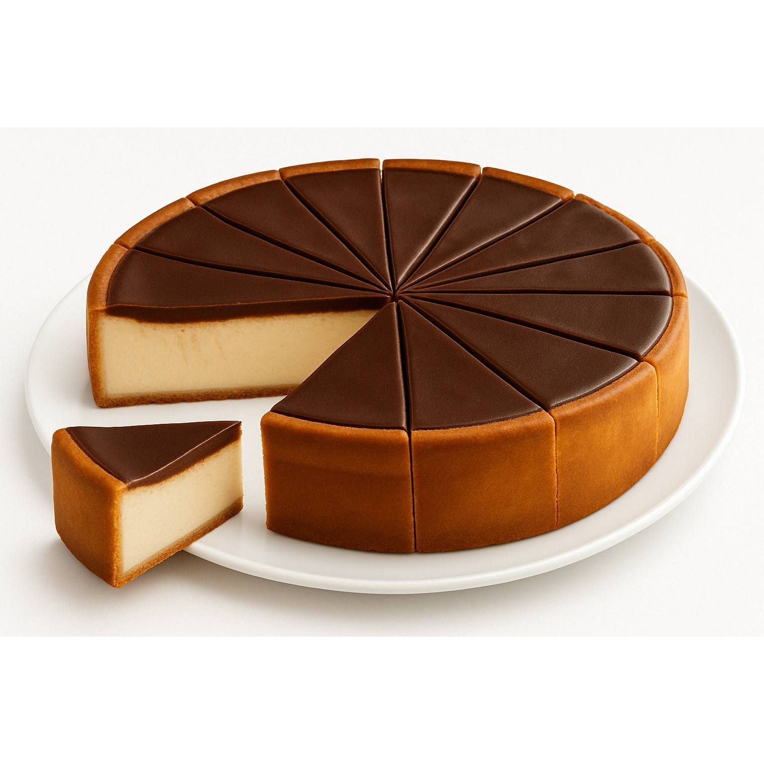 White Smoke Andy Anand Chocolate Fudge Cheesecake 9" - Daily Freshly Baked, Best Homemade Cheesecake Near Me with Amazing Taste (2 lbs)