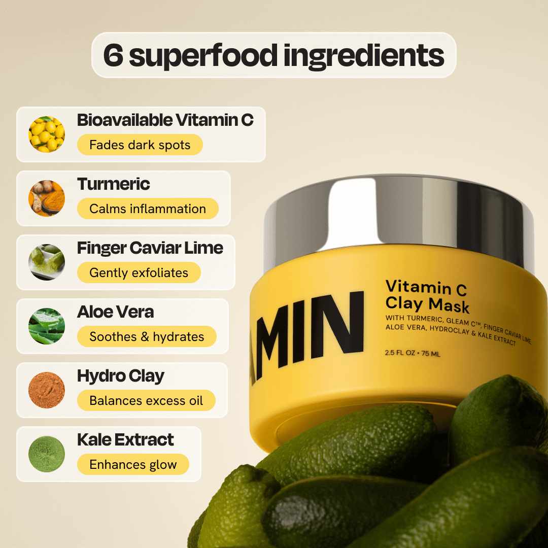 Light Gray Vitamin C Clay Mask