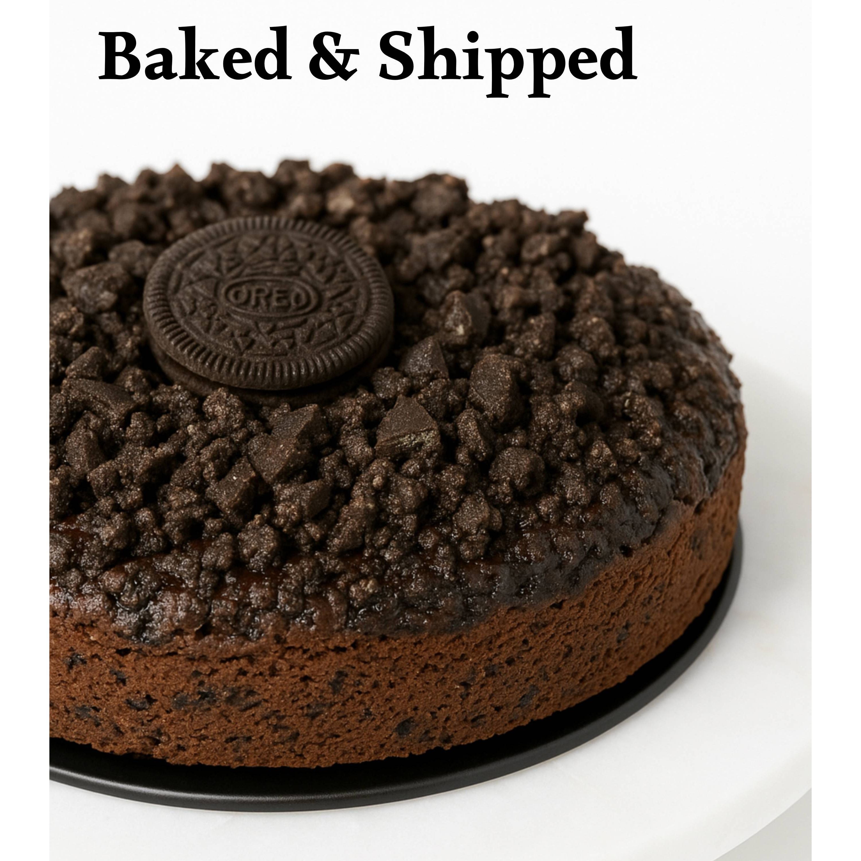 White Smoke Andy Anand's 9" Cookies & Cream Cake: Luxurious, Handcrafted Delight - Perfect Bakery Dessert, Taste the Difference from Ordinary Cakes!