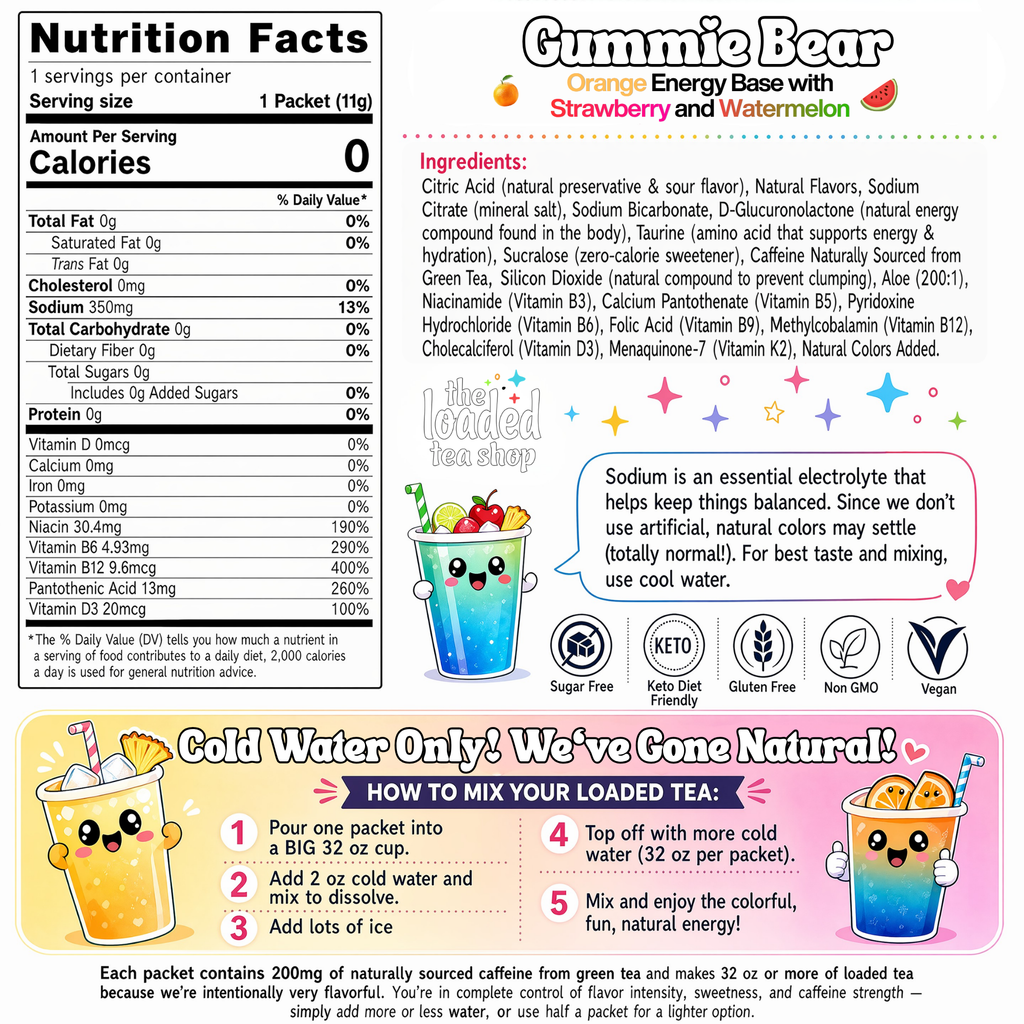 Gummie Bear Loaded Tea Mix