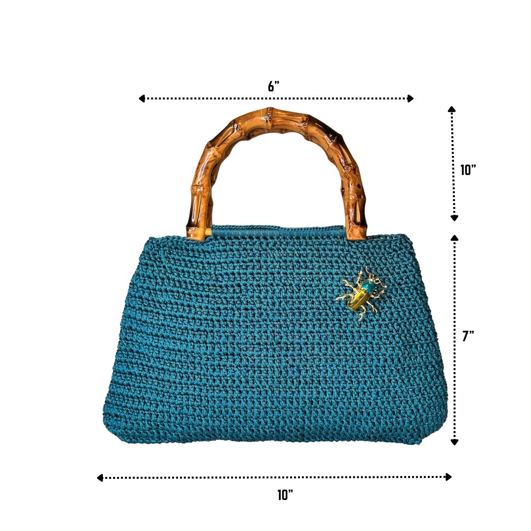 White Smoke Euphemia Handwoven Bag