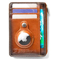 RFID Secure Slim Leather AirTag Wallet