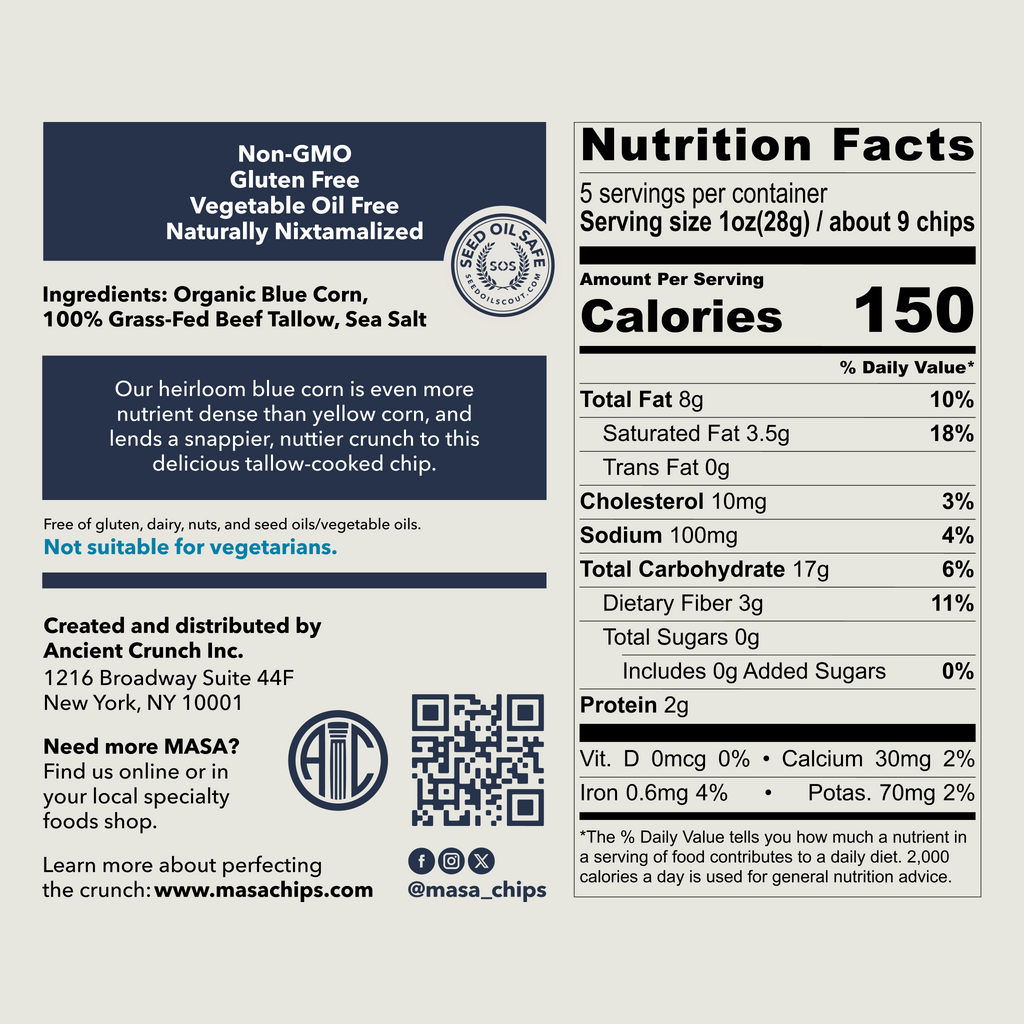 MASA Blue MASA Chips