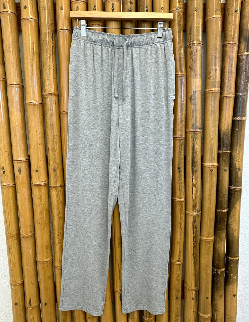 Gray Men's Soft Bamboo Lounge Pajama Pants