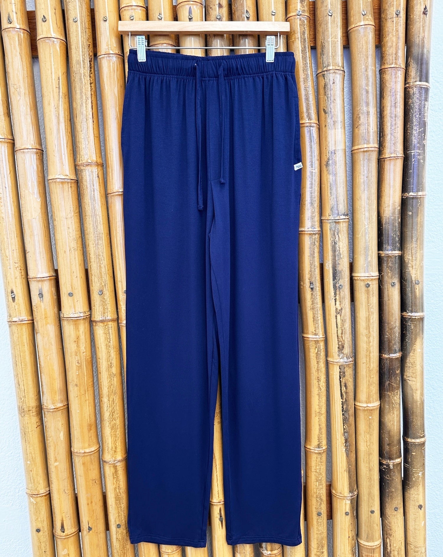 Midnight Blue Men's Soft Bamboo Lounge Pajama Pants