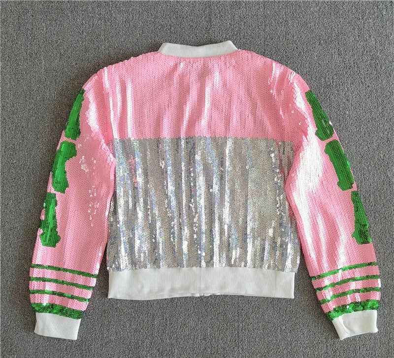 Alpha Kappa Alpha Sorority AKA Sequin Jacket
