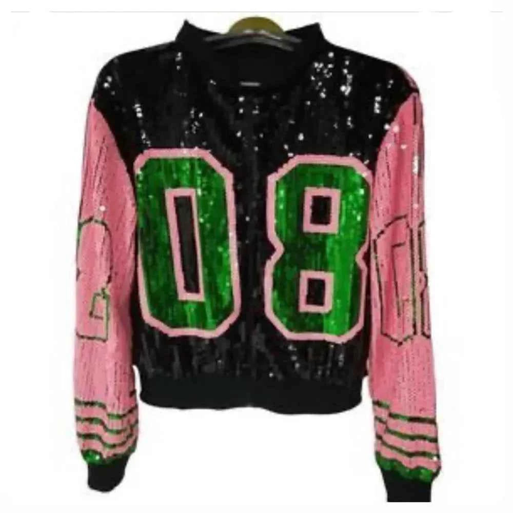 Alpha Kappa Alpha Sorority AKA 1908 Sequin Jacket