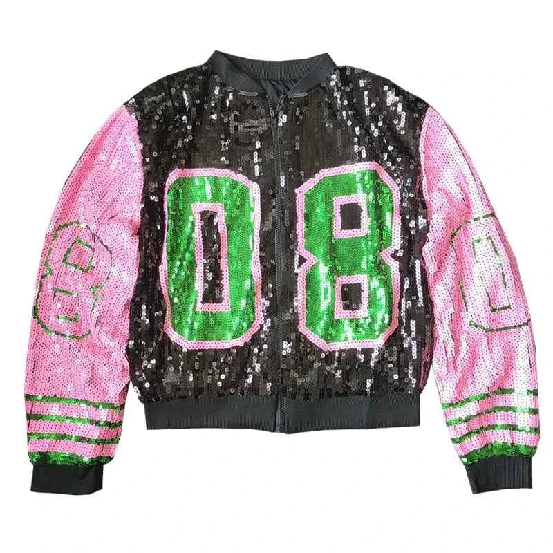 Alpha Kappa Alpha Sorority AKA 1908 Sequin Jacket