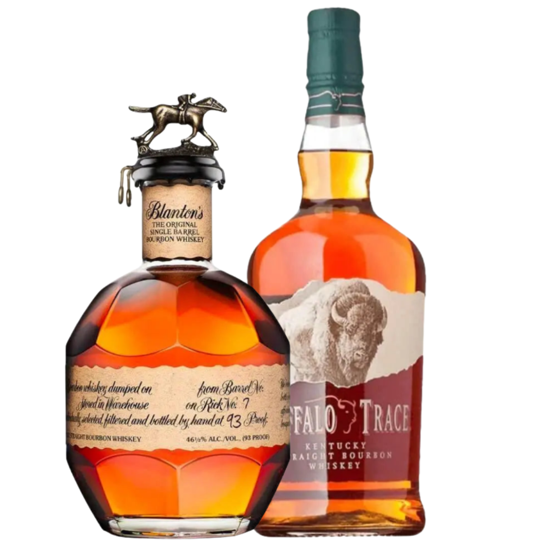 White Smoke Blanton Trace Bundle: Blanton's Original Single Barrel & Buffalo Trace Bourbon