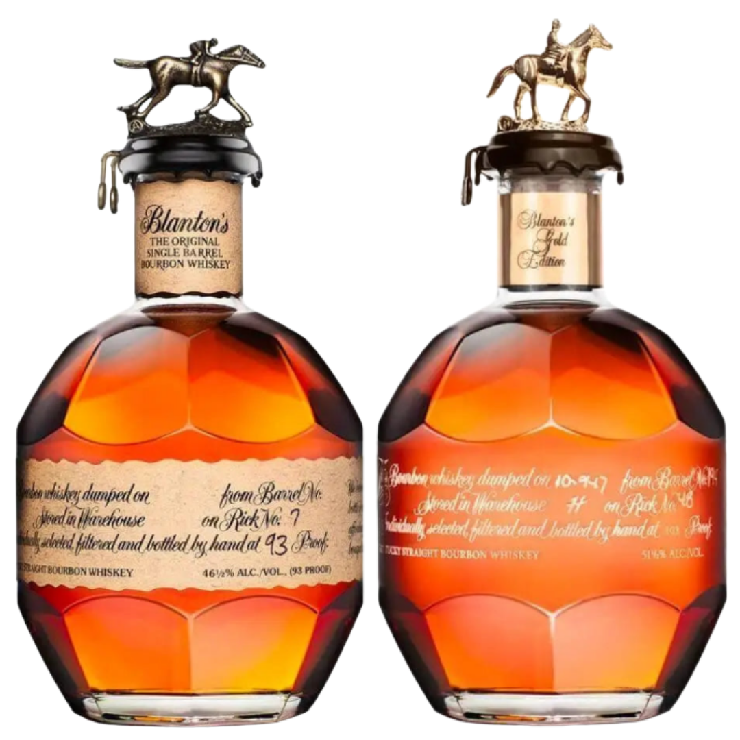 White Smoke Blanton’s Original Single Barrel & Blanton’s Gold Edition Bundle