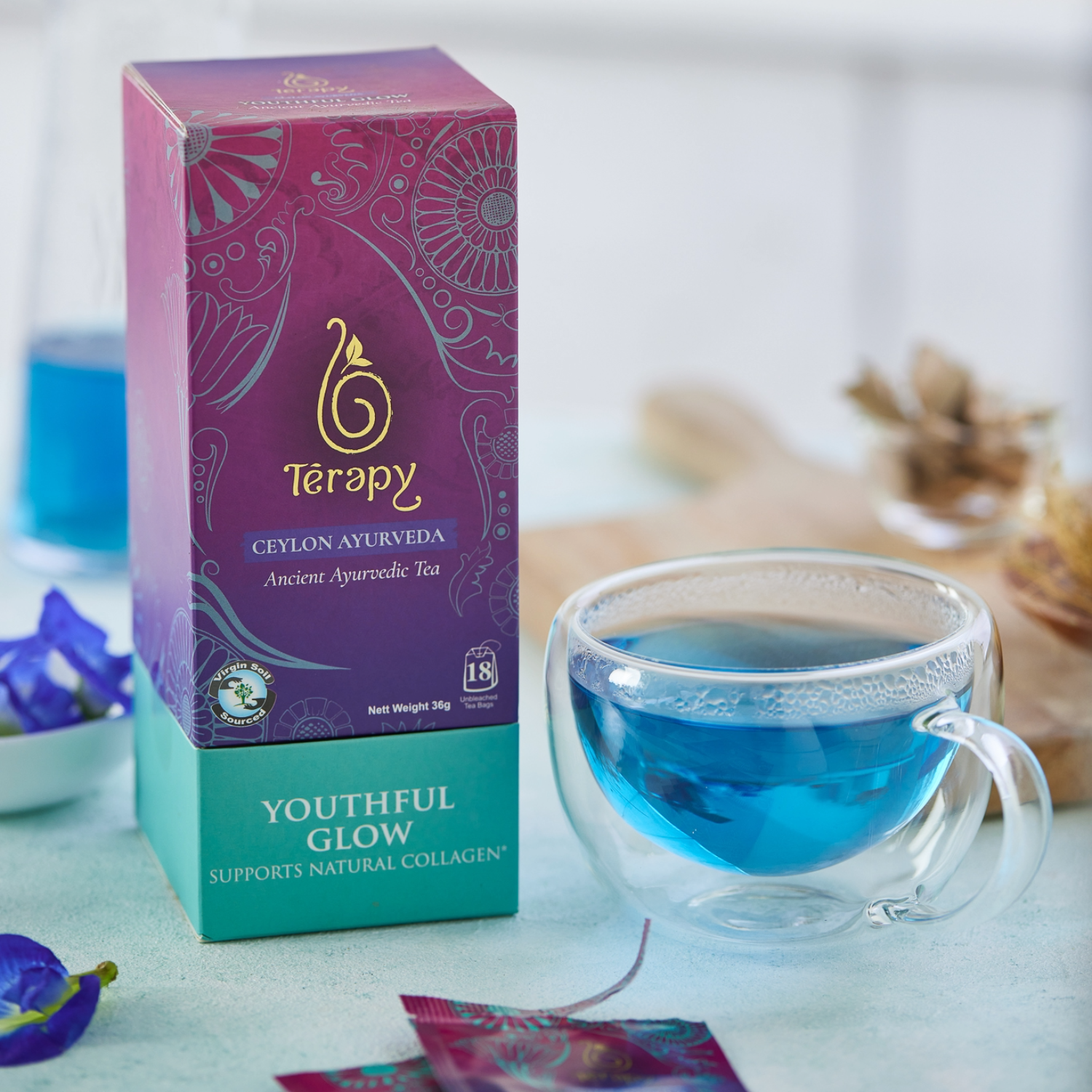 Light Gray Youthful Glow Tea