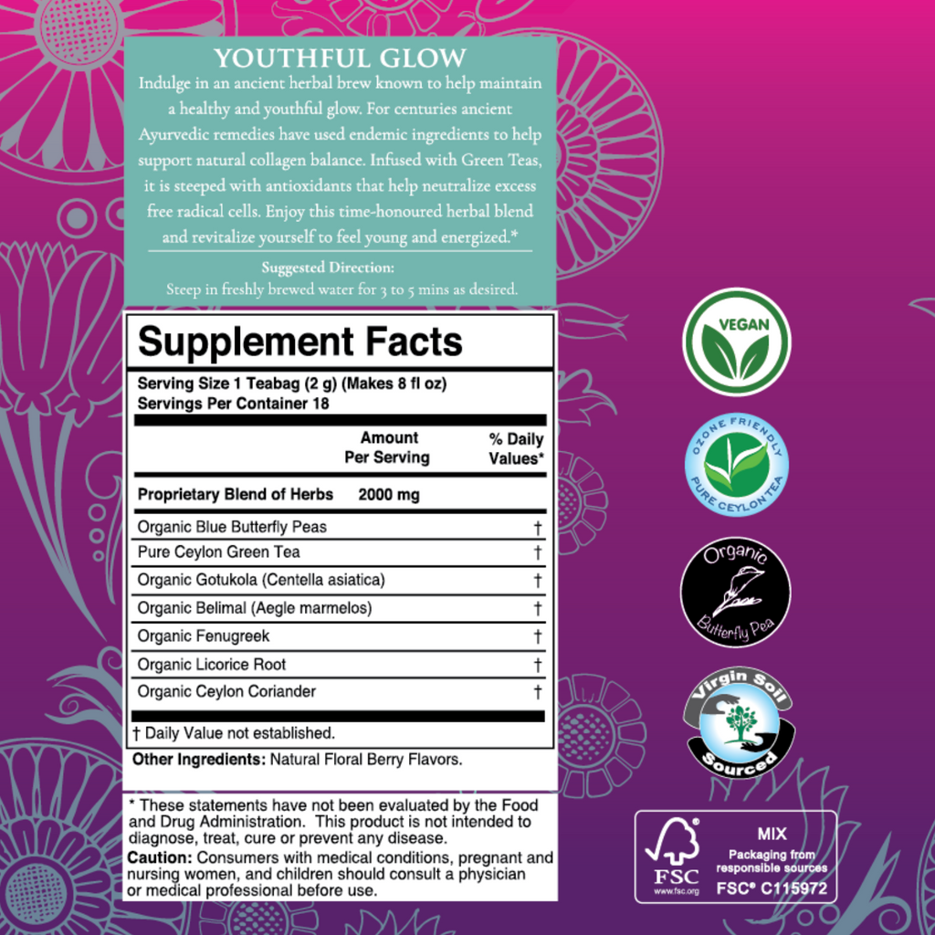Gray Youthful Glow Tea