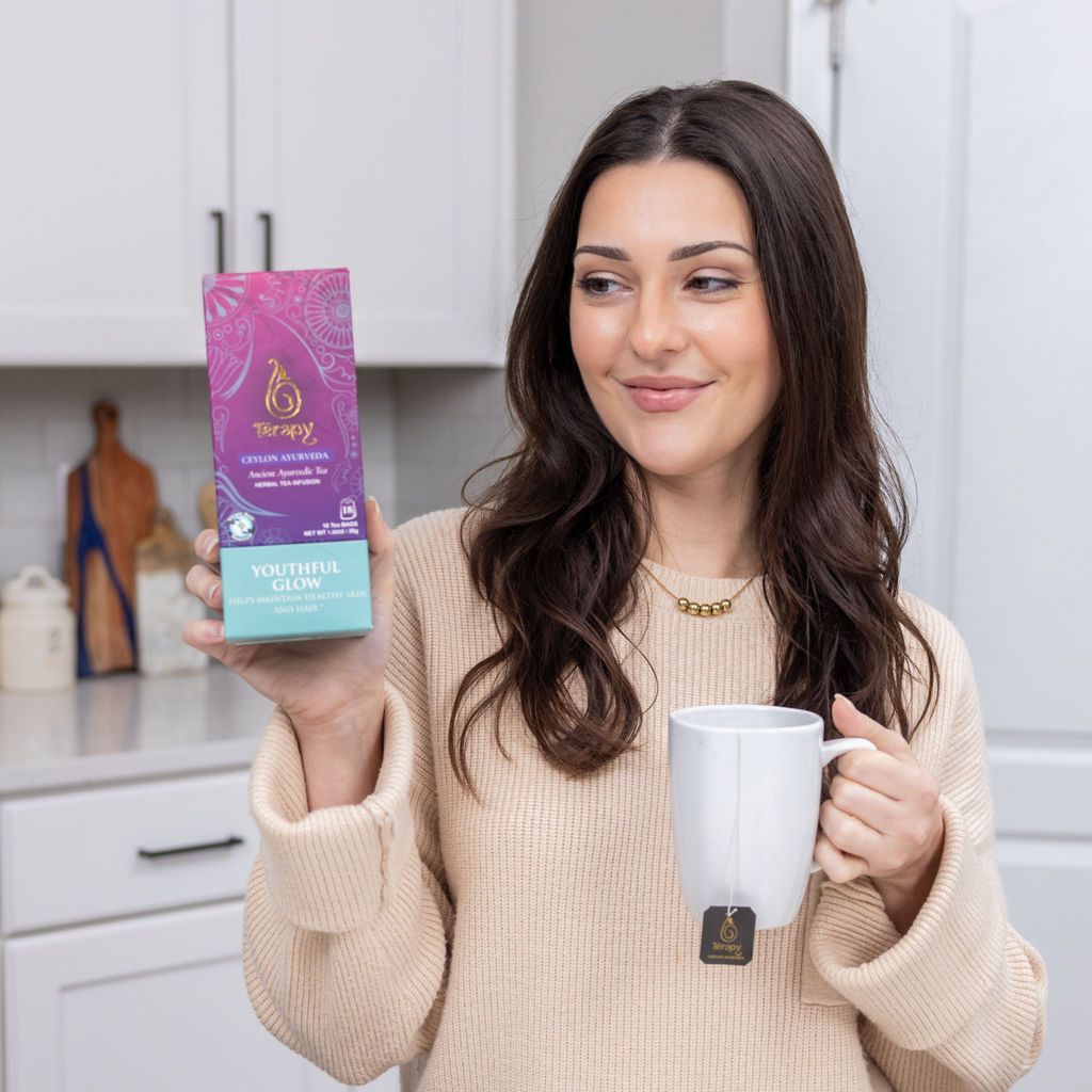 Light Gray Youthful Glow Tea