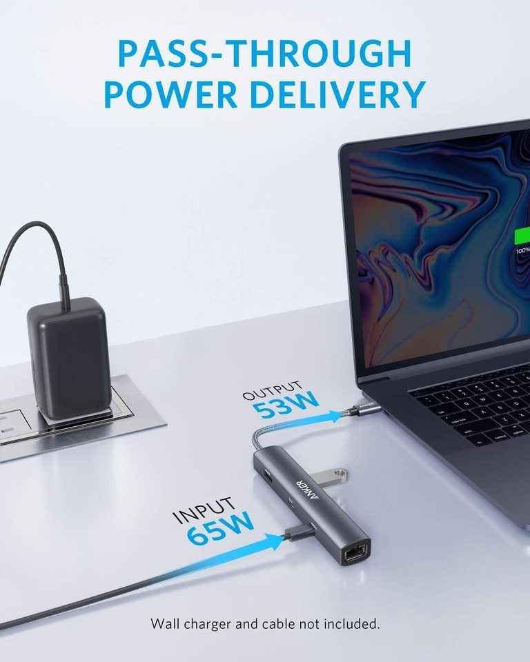Anker <b>543</b> USB-C Hub (6-in-1, Slim)