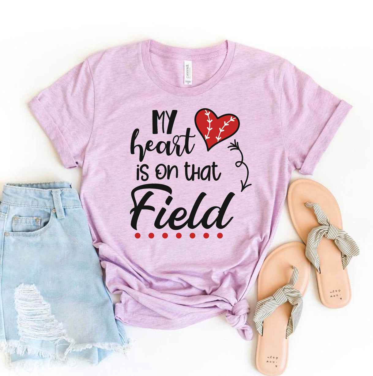 My Heart Is On That Field T-shirt